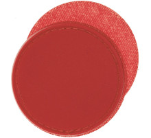 Лейбл из ПВХ с липучкой Menteqo Round, красный