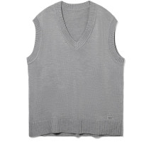 Жилет оверсайз унисекс Tad, светло-серый