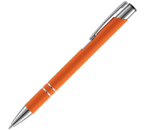 Ручка шариковая Keskus Soft Touch, оранжевая