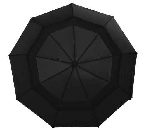 Складной зонт Dome Double с двойным куполом, черный