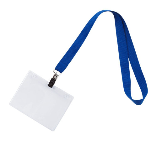 Лента для бейджа Neckband, синяя