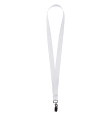 Лента для бейджа Neckband, белая