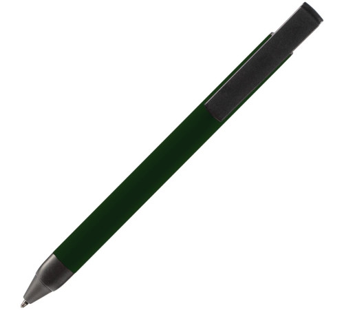Ручка шариковая Standic с подставкой для телефона, зеленая