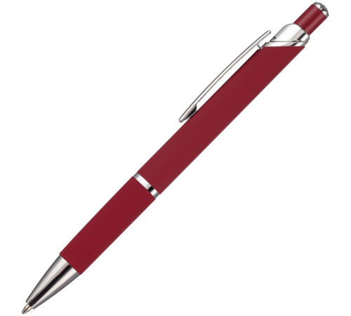 Ручка шариковая Chromos Soft Touch, красная