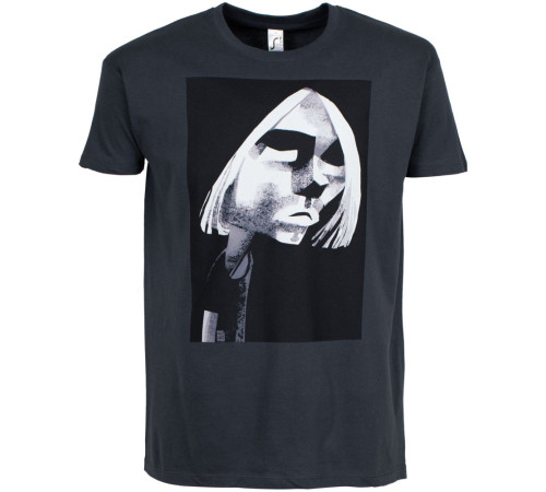 Футболка «Меламед. Kurt Cobain», темно-серая