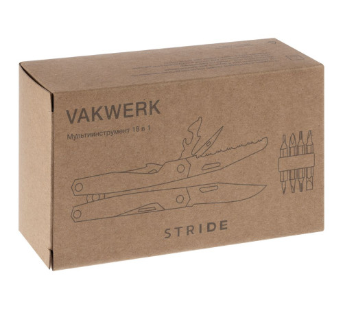 Мультиинструмент Vakwerk, серебристый Мультиинструмент Vakwerk, серебристый