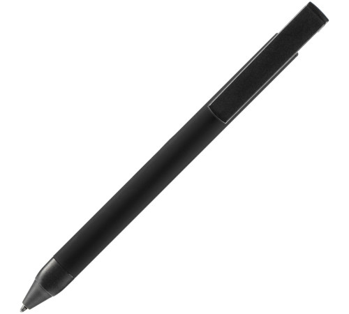 Ручка шариковая Standic с подставкой для телефона, черная