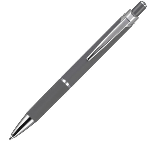 Ручка шариковая Chromos Soft Touch, серая