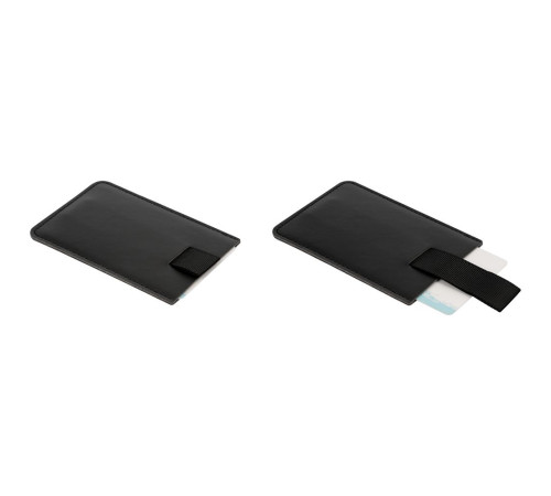 Футляр для карт Poppy с RFID-защитой, черный