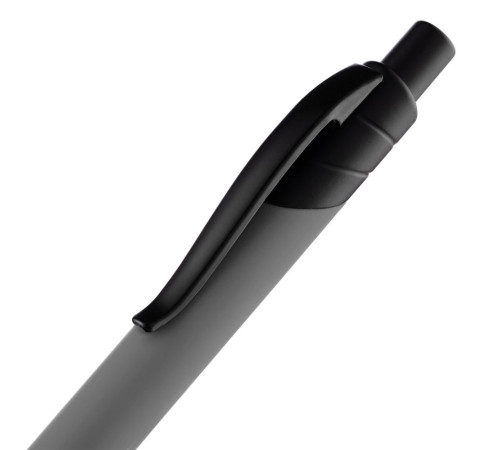 Ручка шариковая Undertone Black Soft Touch, серая