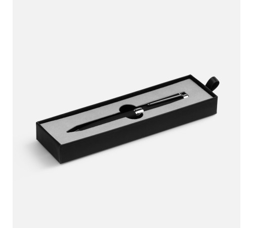 Ручка шариковая Broad Ring Soft Touch в футляре, черная Ручка шариковая Broad Ring Soft Touch в футляре, черная