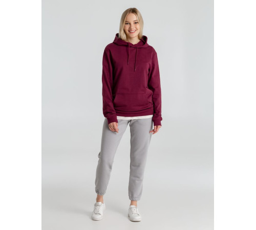 Толстовка с капюшоном унисекс Hoodie, бордовая