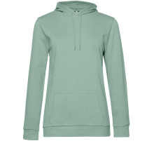 Толстовка с капюшоном женская Hoodie, серо-зеленая