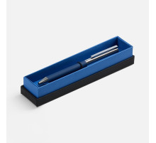 Ручка шариковая Eyeshot Soft Touch в футляре, темно-синяя