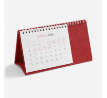 Календарь настольный Brand, красный