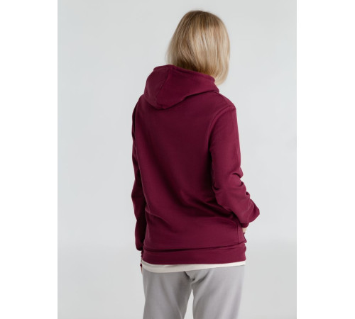 Толстовка с капюшоном унисекс Hoodie, бордовая