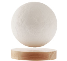 Левитирующая луна MoonFlight с деревянной подставкой