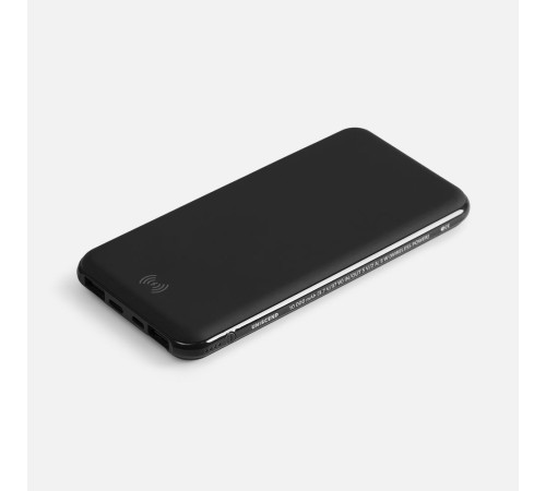 Аккумулятор с беспроводной зарядкой All Day Wireless, 10000 мАч, черный