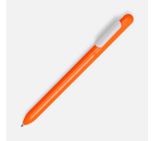 Ручка шариковая Swiper, оранжевая с белым