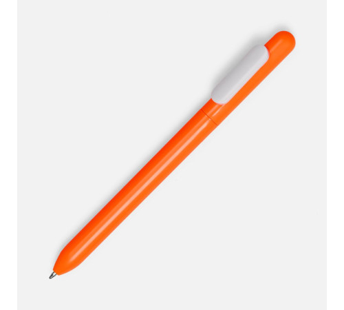 Ручка шариковая Swiper, оранжевая с белым
