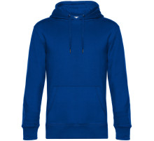 Толстовка с капюшоном унисекс King, ярко-синяя