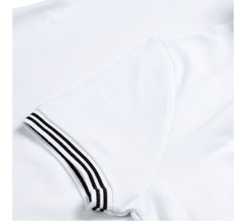 Рубашка поло женская Virma Stripes Lady, белая Рубашка поло женская Virma Stripes Lady, белая