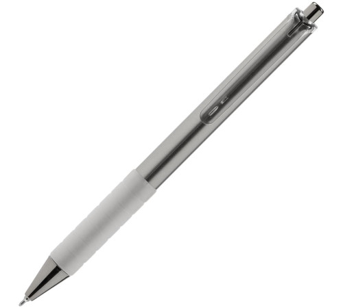Ручка шариковая Easy Grip, серебристая