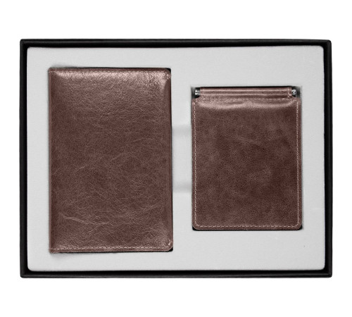 Набор Apache Billfold, темно-коричневый
