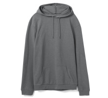 Толстовка с капюшоном унисекс Hoodie, серая (стальная)