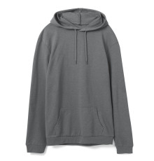 Толстовка с капюшоном унисекс Hoodie, серая (стальная)