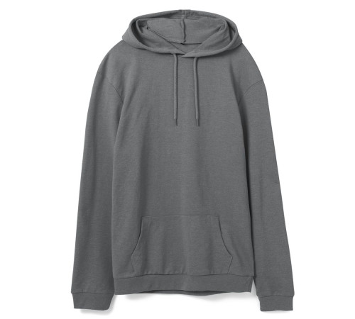 Толстовка с капюшоном унисекс Hoodie, серая (стальная)