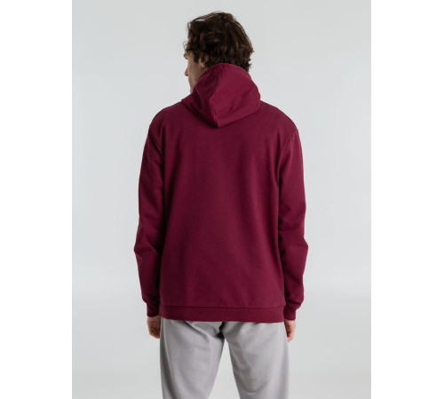 Толстовка с капюшоном унисекс Hoodie, бордовая