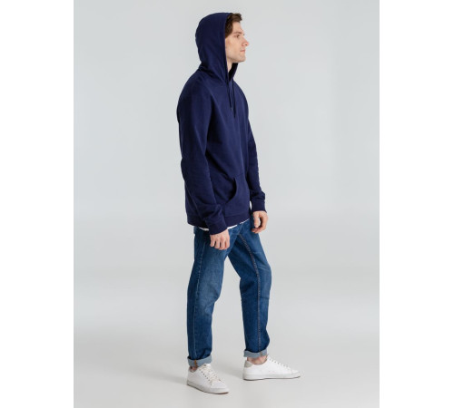 Толстовка с капюшоном унисекс Hoodie, темно-синяя