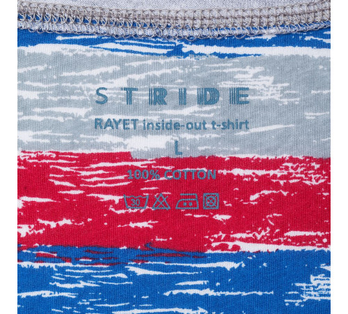 Футболка мужская Rayet двусторонняя, красная с синим