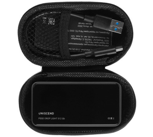Внешний SSD диск Drop Light, с подсветкой гравировки, 512 Гб Внешний SSD диск Drop Light, с подсветкой гравировки, 512 Гб