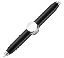 Ручка-спиннер Flipen с фонариком, черная