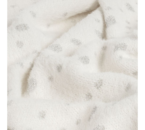 Плед Snowspot Fluffy, белый с люрексом Плед Snowspot Fluffy, белый с люрексом