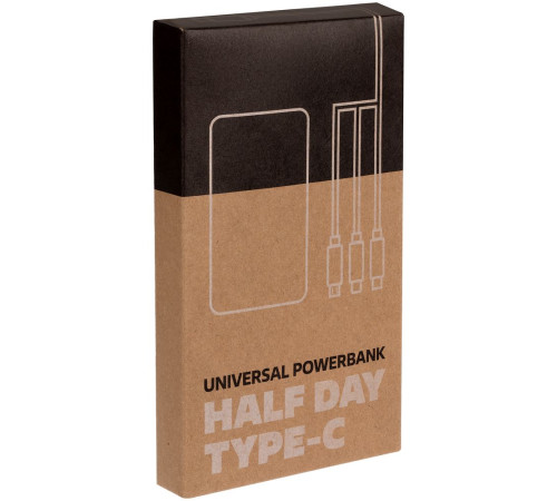 Аккумулятор Uniscend Half Day Type-C 5000 мAч, красный