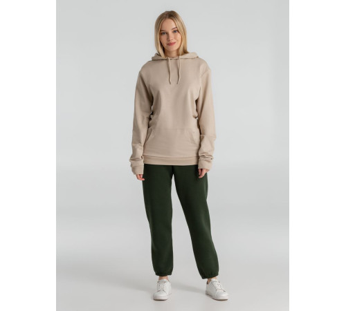 Толстовка с капюшоном унисекс Hoodie, бежевая