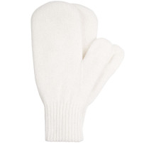 Варежки Capris, молочно-белые