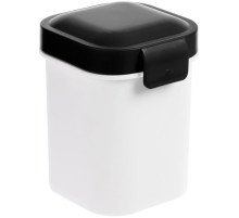 Ланчбокс для снеков Lunch Crunch, белый с черным