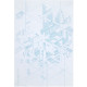 Плед Winterflake, бело-голубой с люрексом