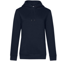 Толстовка с капюшоном женская Queen, темно-синяя