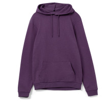 Толстовка с капюшоном унисекс Hoodie, фиолетовый меланж