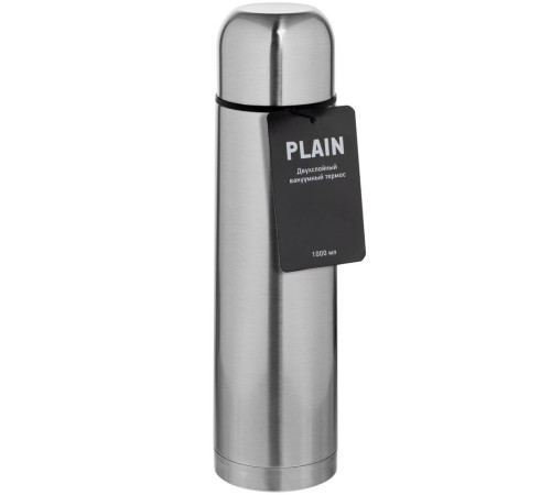 Термос Plain 1000, серебристый
