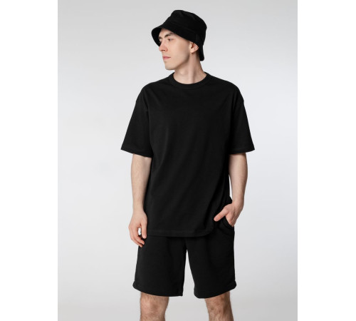 Футболка оверсайз мужская Boxy Men, черная