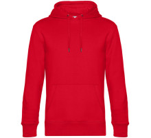 Толстовка с капюшоном унисекс King, красная