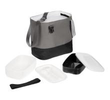 Набор ланчбоксов в термосумке Takk Mamma, серый