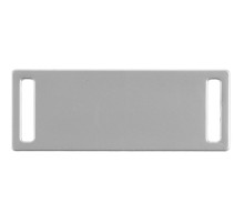 Шильдик металлический Kova, серебристый