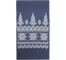 Шарф Elnik, серый с молочно-белым